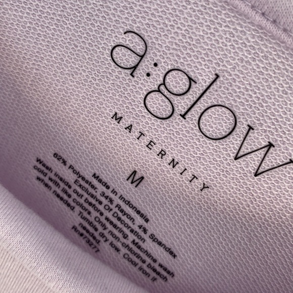 Mama to be Tunic Sweatshirt long sleeve 💜🤍 - Picture 2 of 3